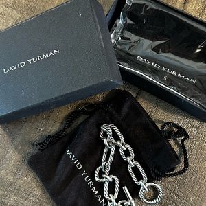 Beautiful authentic David Yurman 925 Silver women’s bracelet